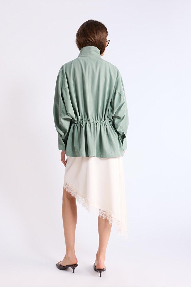 Akışkan utility stili parka - 5