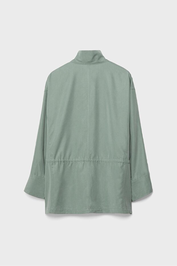 Akışkan utility stili parka - 7