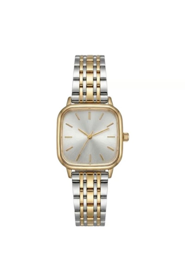 Steel Cord Minimal Square Women Wrist Watch