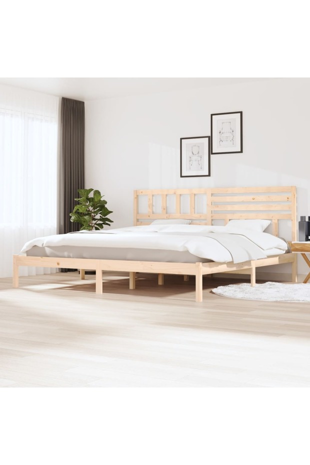 Super King 6FT bed frame, 180x200 cm, solid pine wood