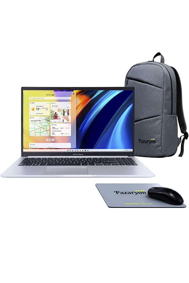 ASUS Vivobook 15, Core i5-13420H, 16GB RAM, 512GB SSD, 15.6" Windows 11 + Office(Çanta&Mouse Hediyeli)