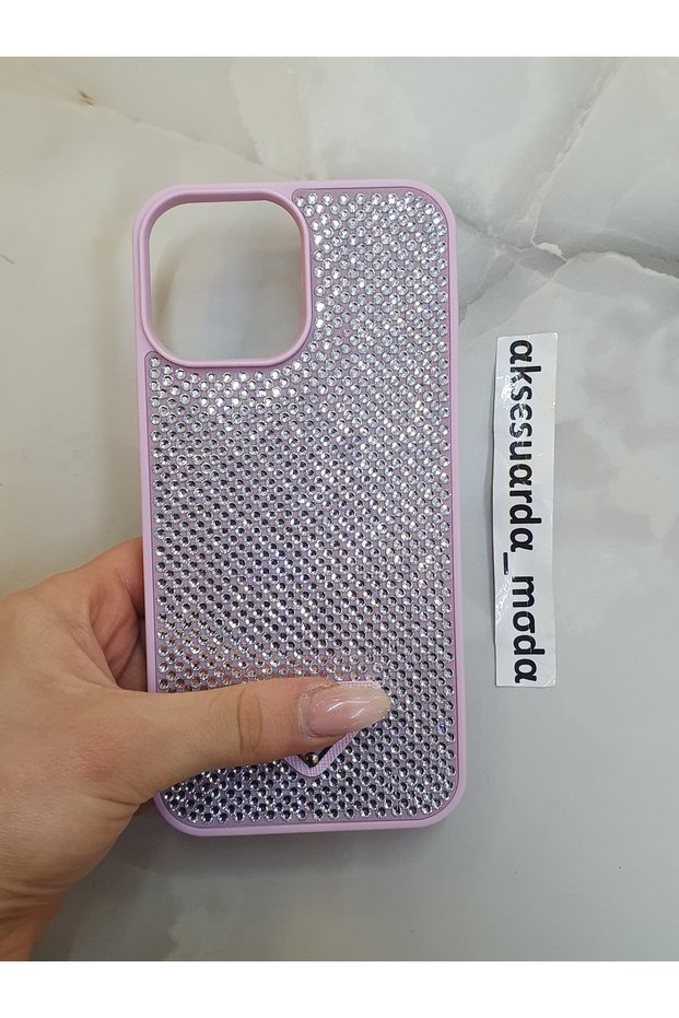 iPhone 13 Pro Max Compatible Full Rhinestone Luxury Branded Case