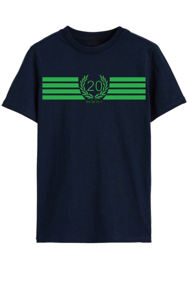 Denizli 20 Emerald – Premium Kids T-Shirt with Wreath Detail