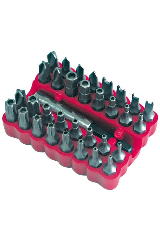 1/4" BIT SET WITH SECURITY HOLE - 33P.