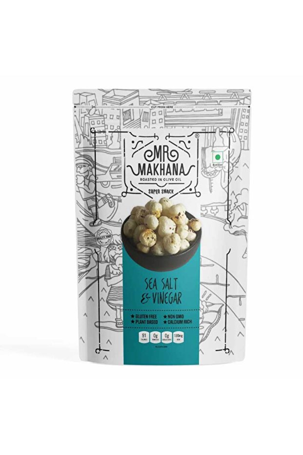Sea Salt & Vinegar Roasted Foxnuts (75g)