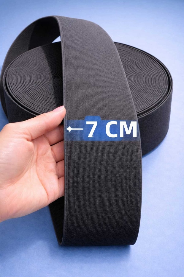 Sert Woven Anthracite Color 7 cm Waist, Leg and Bottom Elastic 1 Pack 3 Meters