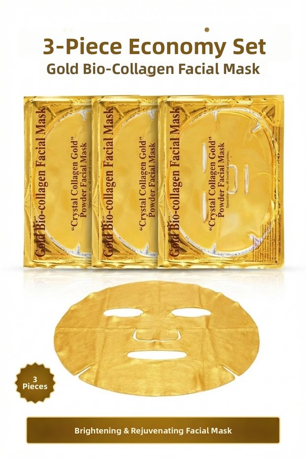 Under Eye Dark Circle and Anti-Wrinkle Collagen Gold Mask Set of 3 Economical Package