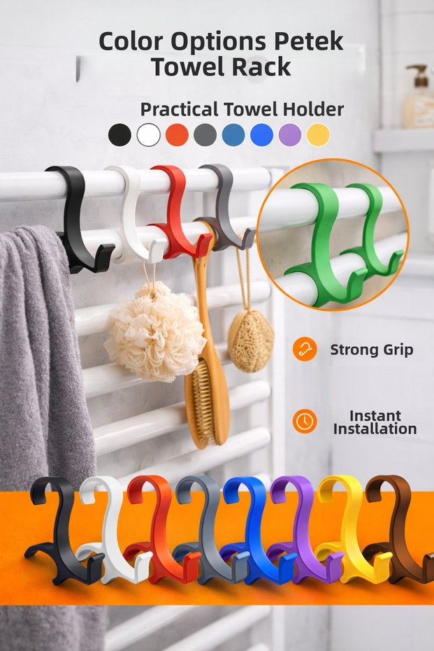 Practical Honeycomb Hanger – Easy Installation, Strong Grip Towel Rack