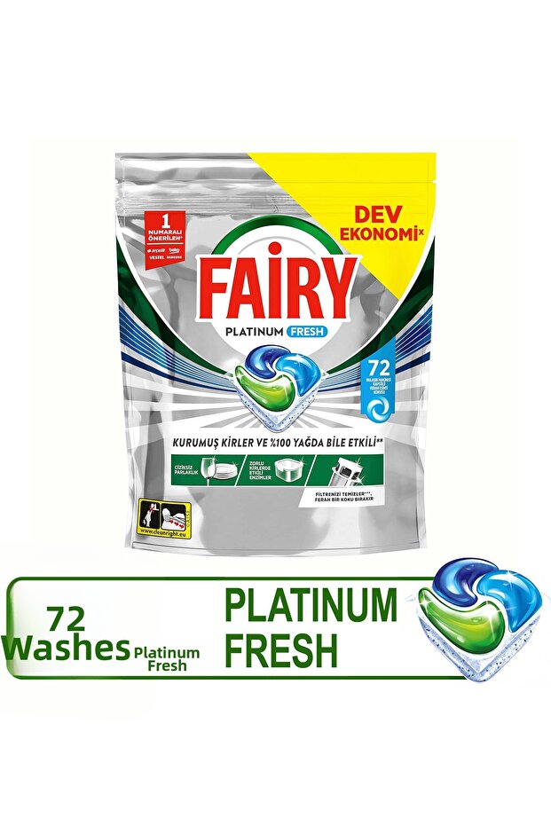 Platinum Fresh Dishwasher Capsule 72 Washes