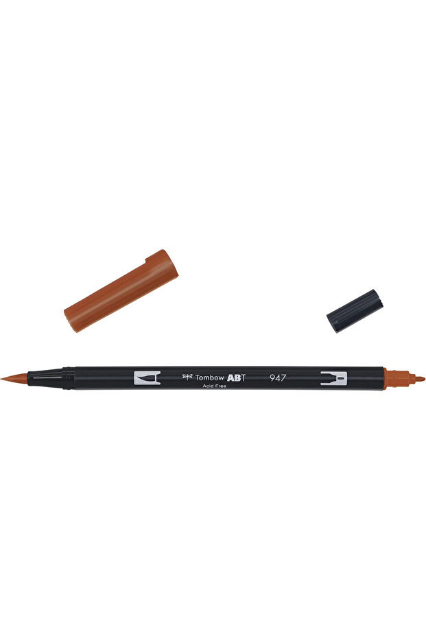 Ab-T Dual Brush Pen Graphic Pen Burnt Sienna 947