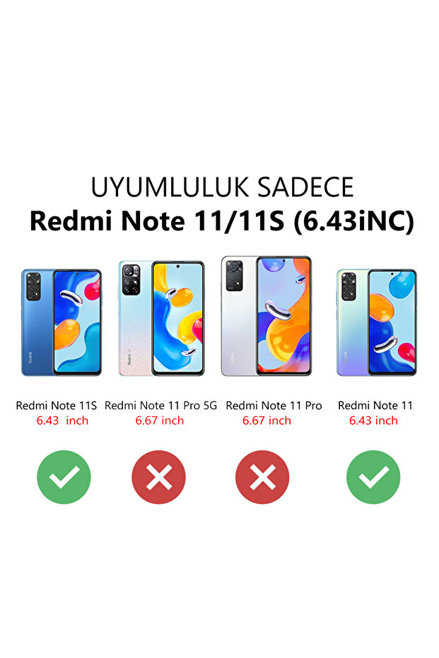 Xiaomi Redmi Note 11 Compatible Silicone Edge Hard Back Anti-Fall Case Creative Patterned - 2