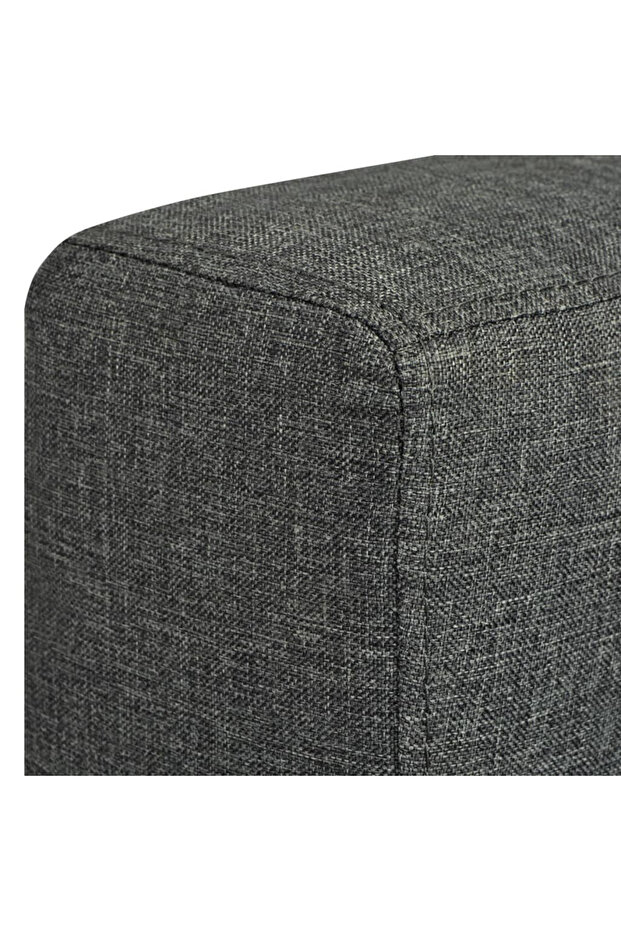 Fotoliu, gri închis, material textil - 6
