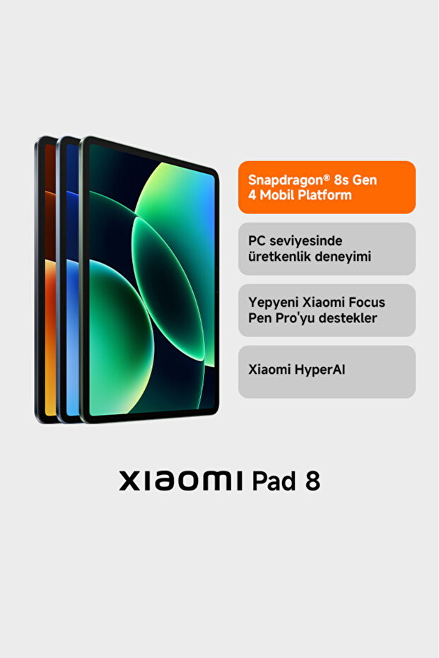 Pad 8 8GB 256 GB Gri (Xiaomi Türkiye Garantili) - 2