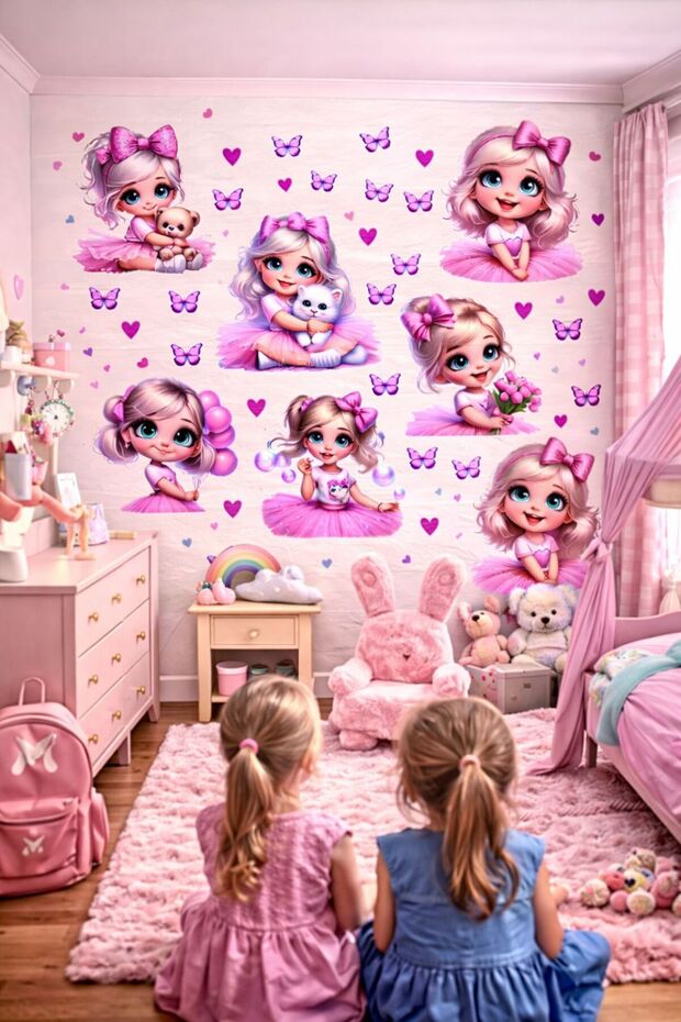 Fun Baby Kids Wall Sticker Set 100X30 cm