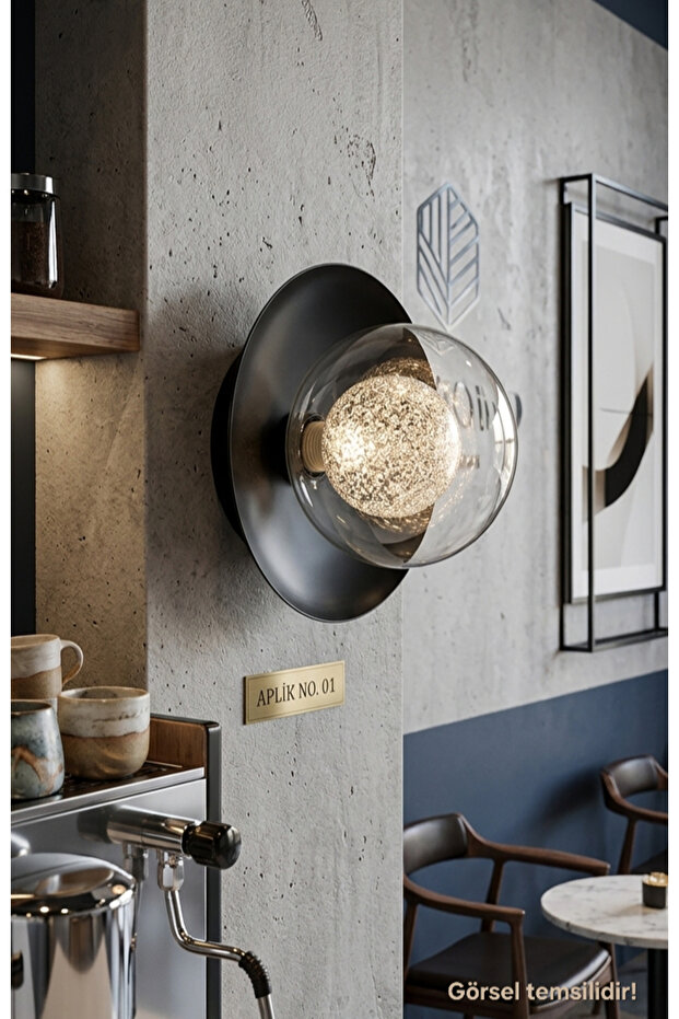 Vega Single Decorative Modern Indoor Light Fixture Sconce (Daylight Led Bulb Included)