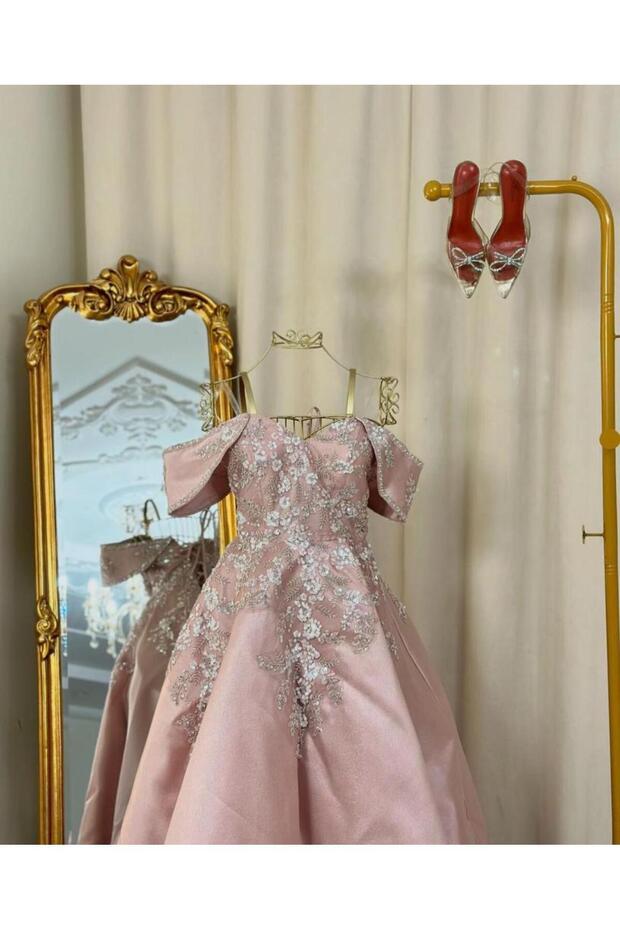 فستان سهرة طويل 4870