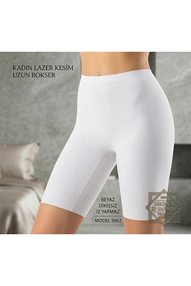 Women's Laser Cut Long Boxers Stitch-Free Leave No Trace