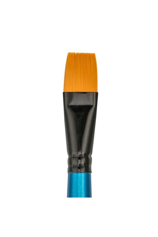 210F Series Synthetic Bristle Flat Cut Brush No: 20 X 12 Pieces