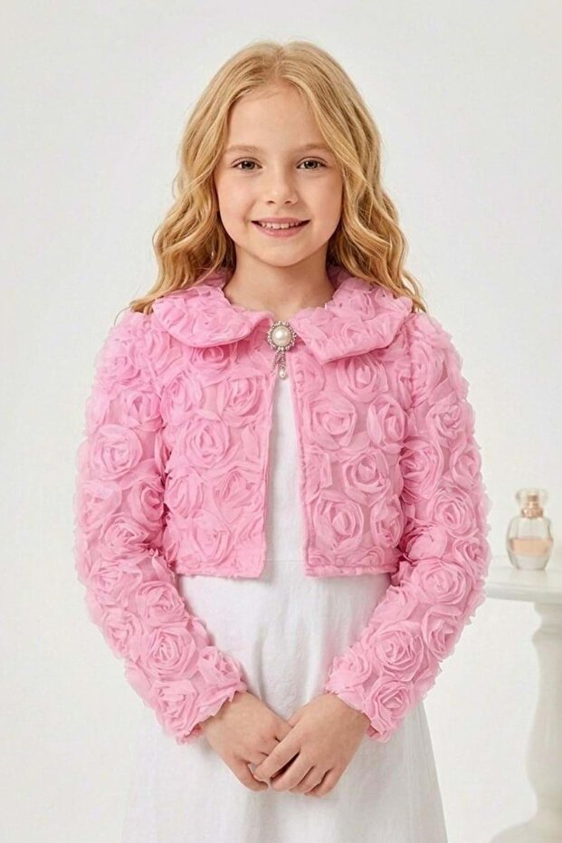 Girl's Bolero Pink