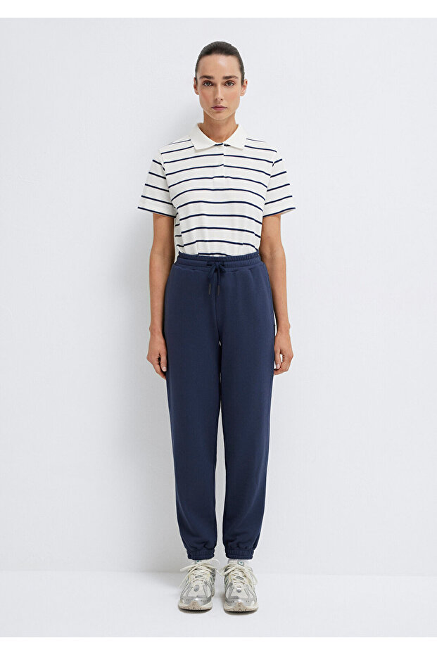 Lacivert Basic Eşofman Altı 1600903-34665 - 4