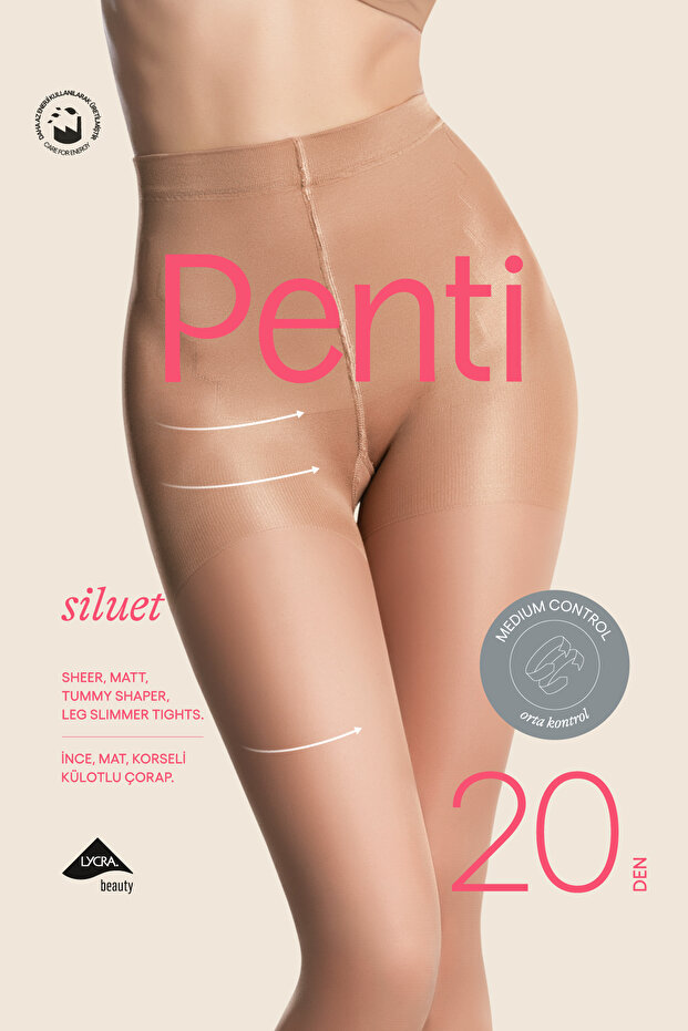 Siluet Külotlu Çorap - 4