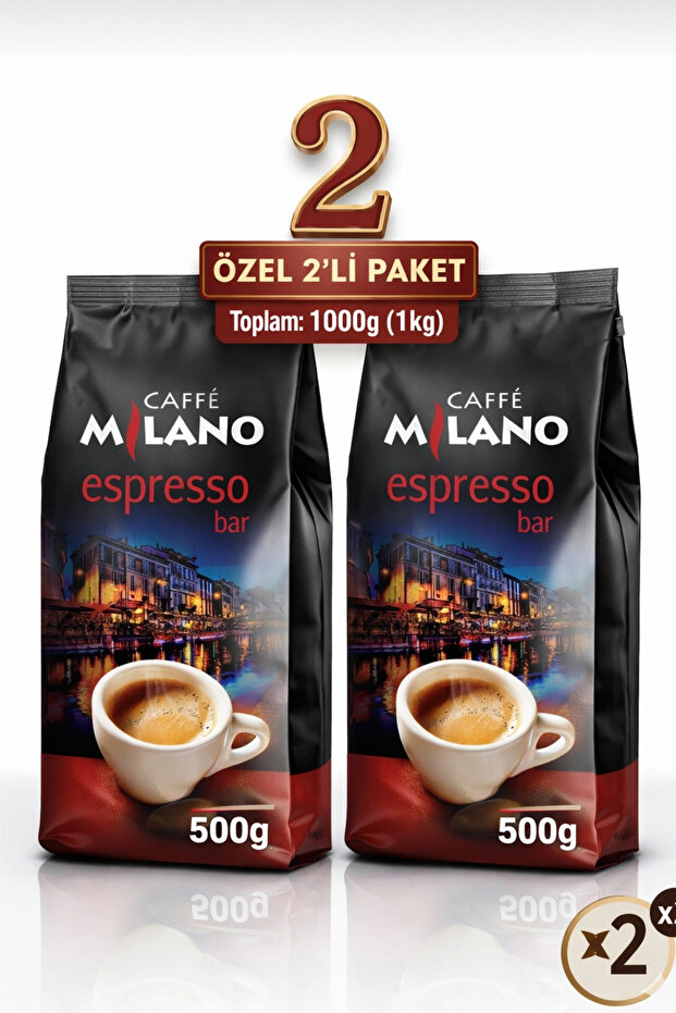 كافيه ميلانو اسبريسو بار كور 2×500 جرام