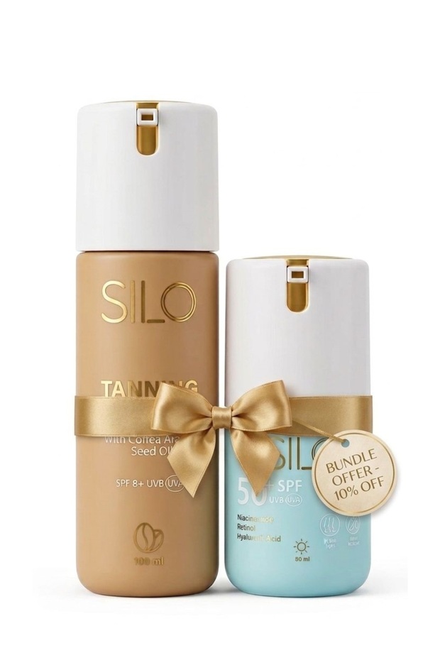 Sunscreen SPF50+ Lightweight Fluid 50 ml + Coffee Tanning Oil SPF8 100ml Bundle Offer