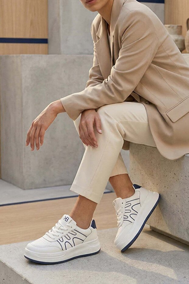 Hazel Original Kri̇stebell Imported Special Series Women's Sneakers Blue