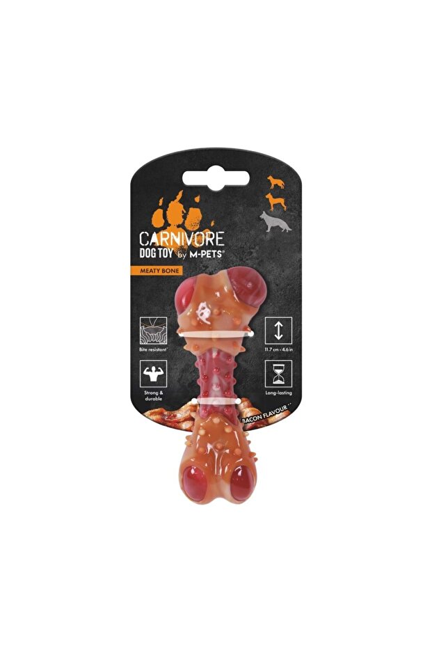 Carnivore Dog Toy Meaty Bone (S) Pastirma Flavored