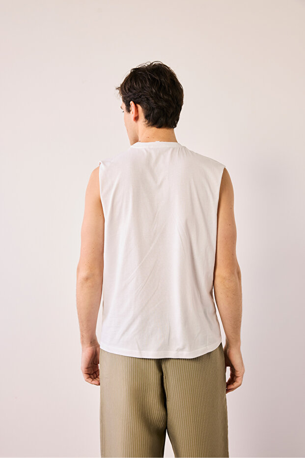 Sıfır Kol Tshirt - 4