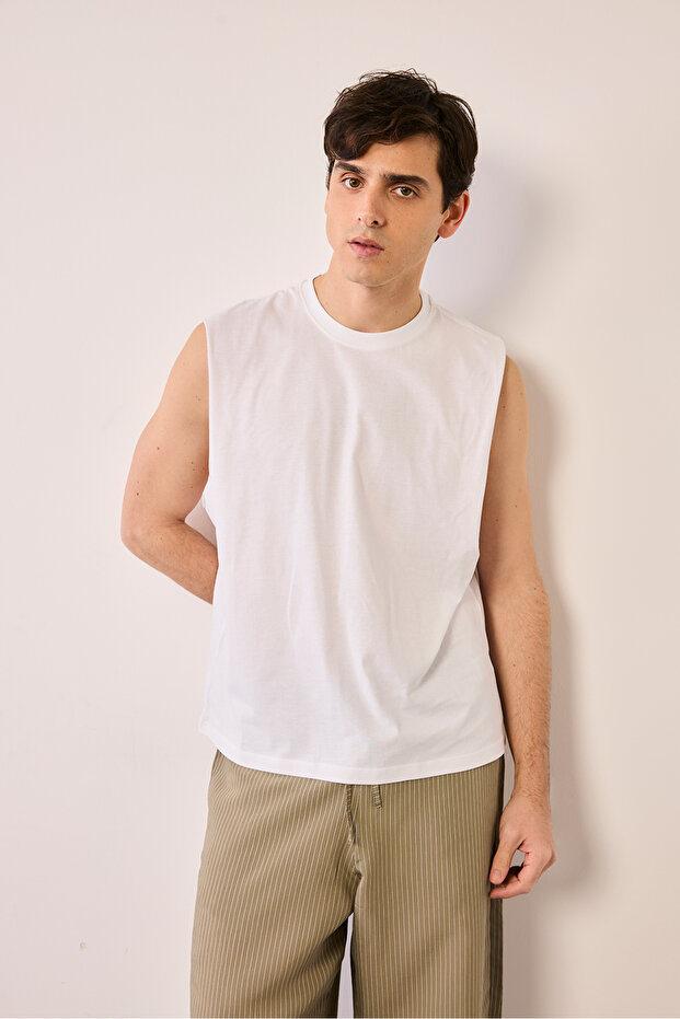 Sıfır Kol Tshirt - 1