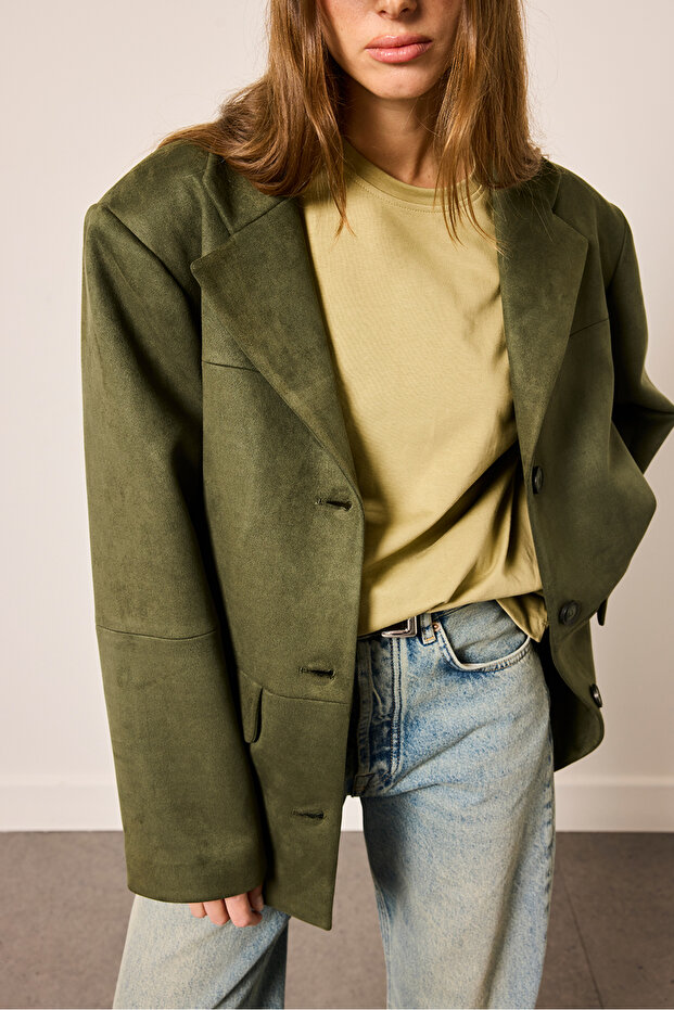 Suede Pocket Jacket - 4
