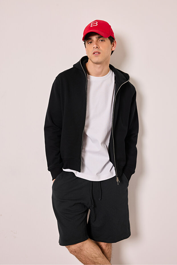 Yıkamalı Jogging Şort - 2