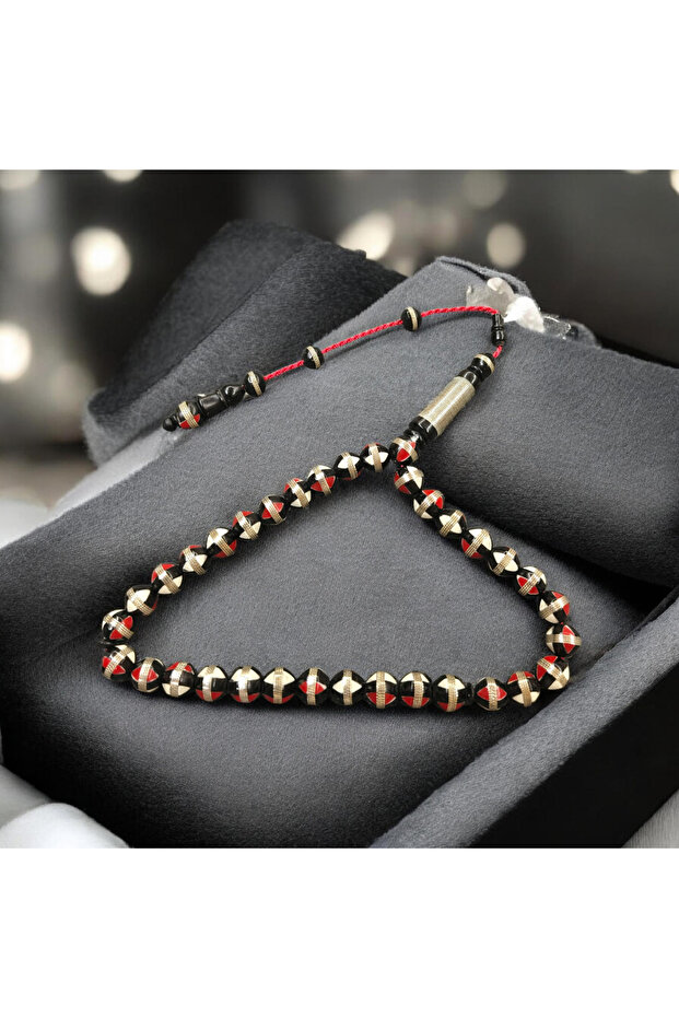 Stylish Design Kuka Prayer Beads with Enamel and Brass Engraving