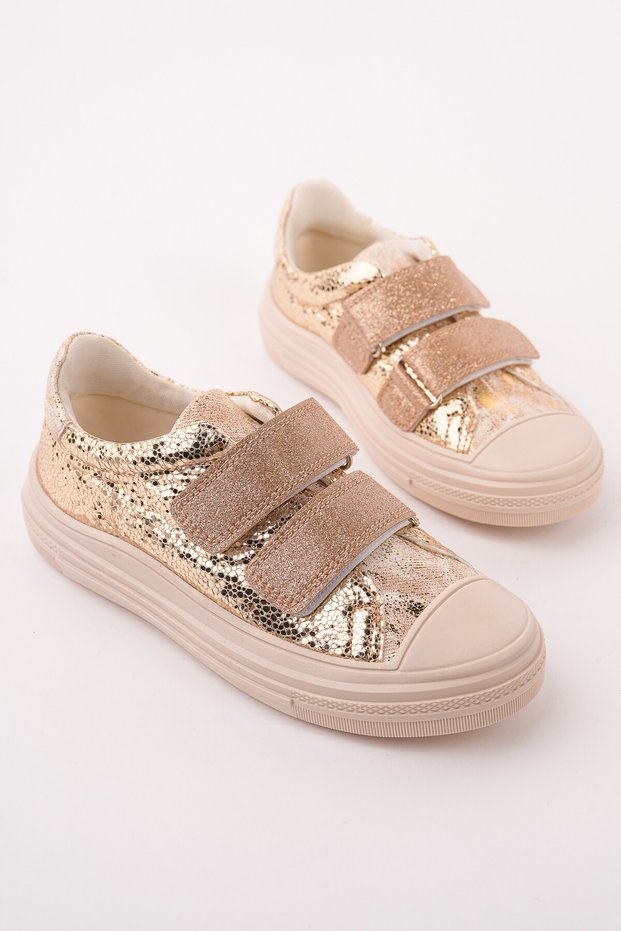 Ori̇ella Girls' Velcro S Glittery Daily S Sneakers Sports Shoes