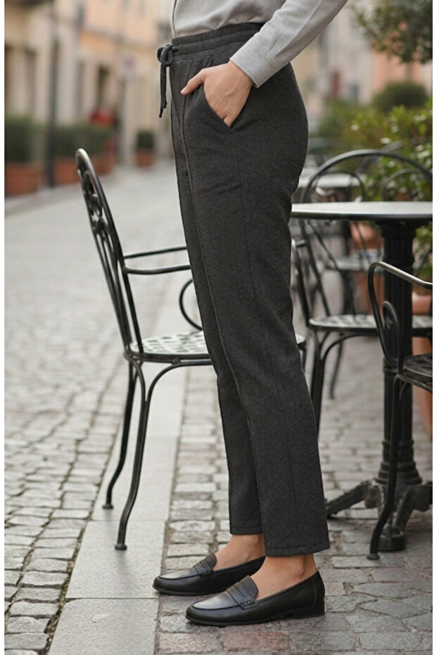 Iron Line Fish Sieri Pattern Pants - 3