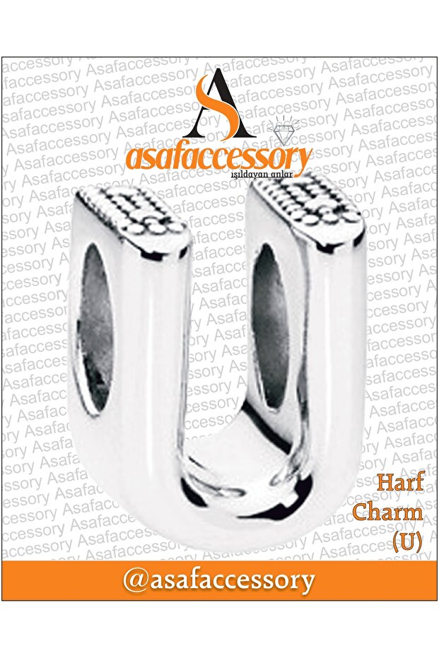 Letter U Charm - 1