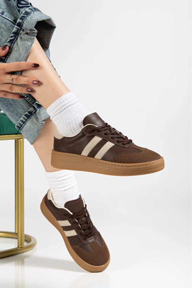 Nova Sport Gum Sole Daily Sneakers - Brown