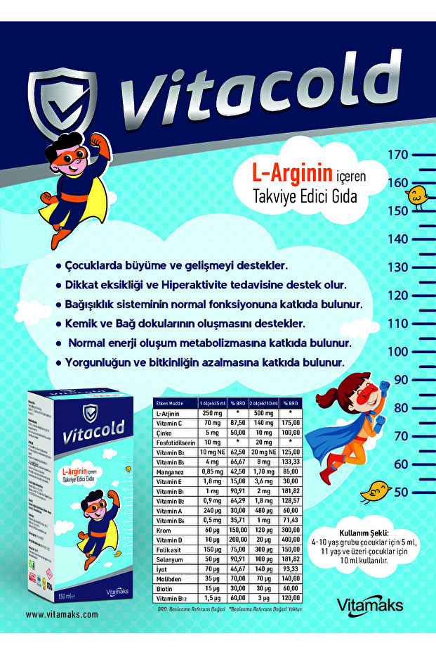 Vitacold L-Arjinin 150 ml - 2