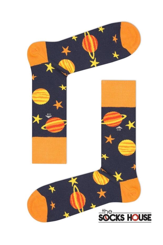 Space Pattern Socks - 4