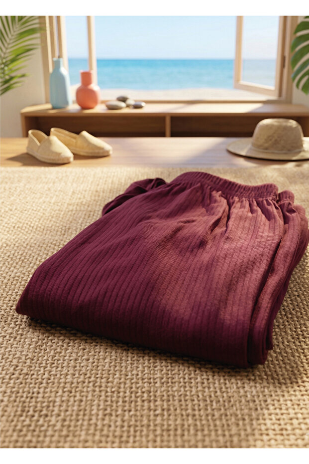 Bordo Summer Cotton Pajama Bottoms