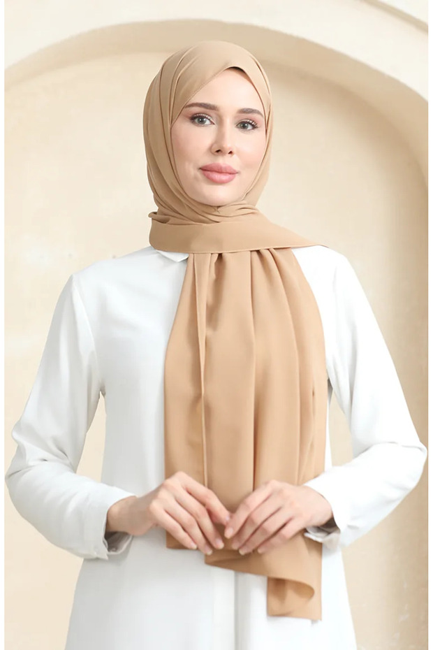 كريب شال مسطح 81077-07 فانيليا