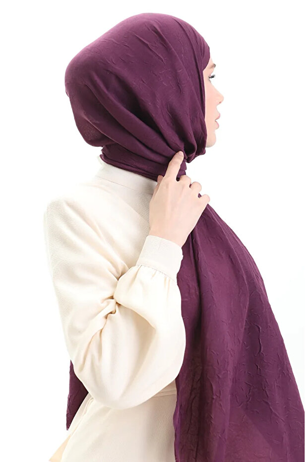 Bambu Şal 70281-39 Mor - 3