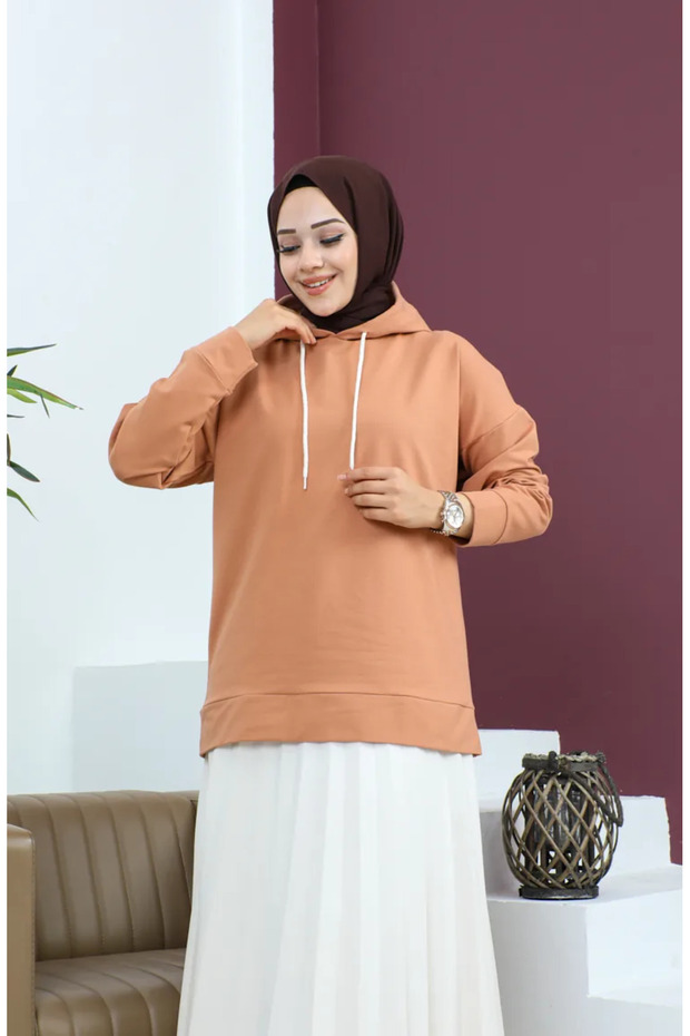 Hooded Sweatshirt 23002-07 Latte