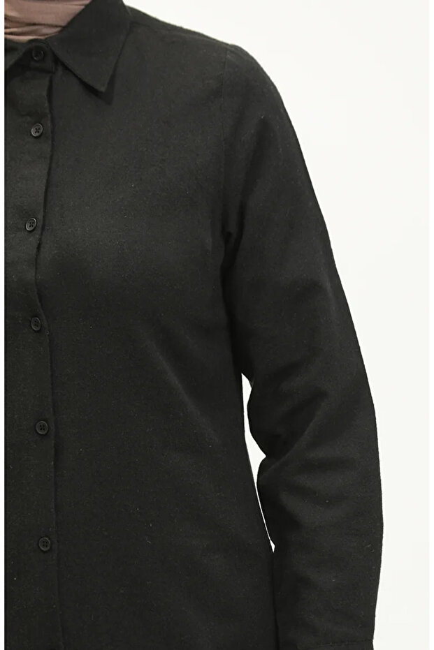 Black Buttoned Tunic 5105-06 - 4