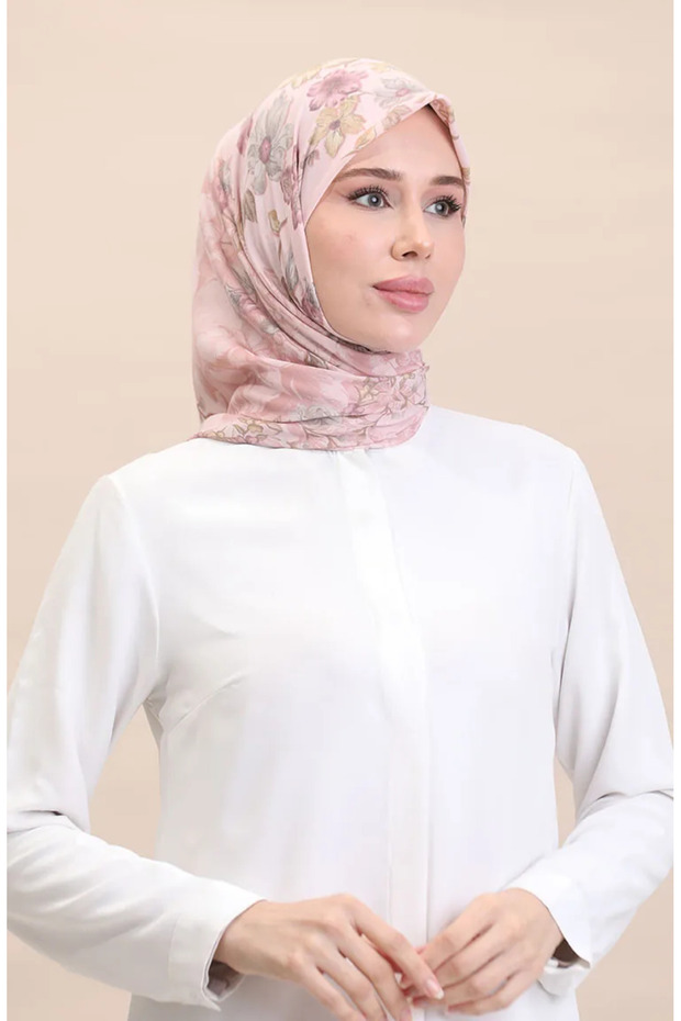 وشاح مزخرف CVS-08 وردي