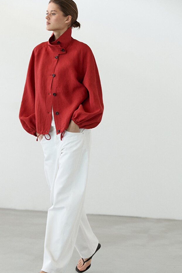 Keten bomber ceket - 4