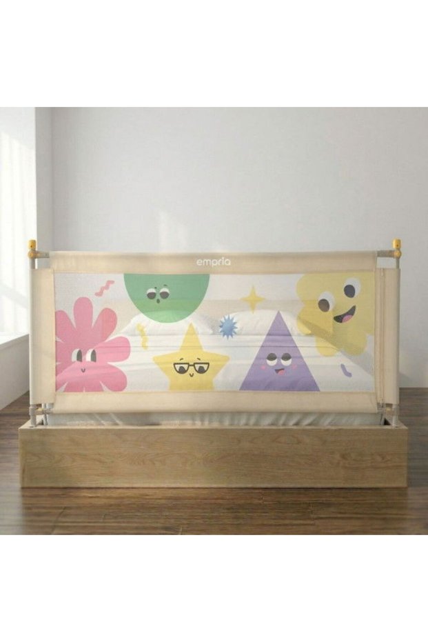 Empria bed safety barrier, Basic model, interconnectable, adjustable and sliding, 200 cm
