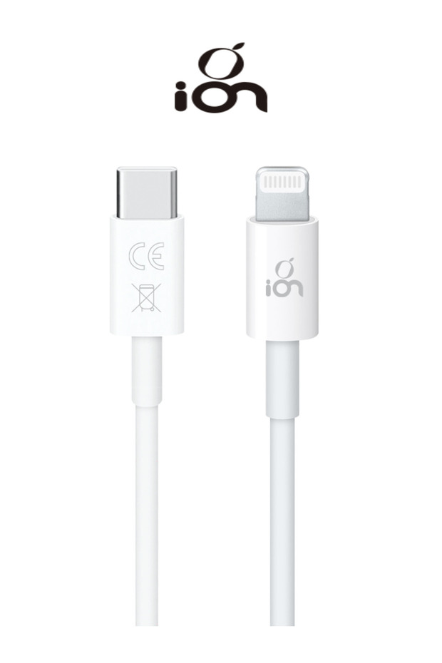 محول كيبل USB C إلى لايتنينج بطول 1متر لاجهزة الايفون و سماعات الايربود يدعم التوصيل ونقل البيانات.