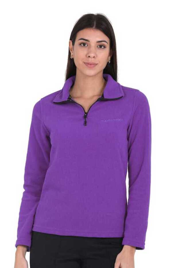 Women's Fleece Sweater - Maksim 22 Mor